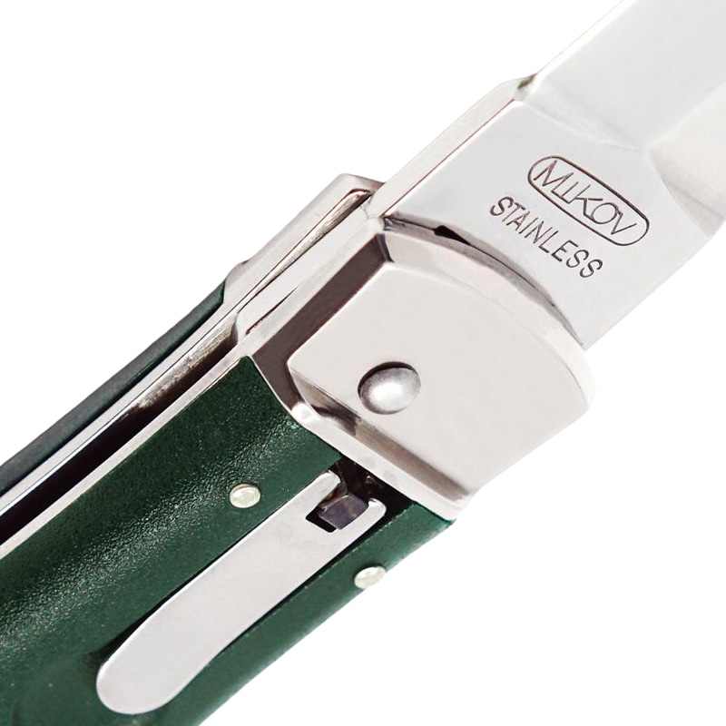 Mikov Predator ABS Spring Knife with Clip 241-NH-1/N - Green