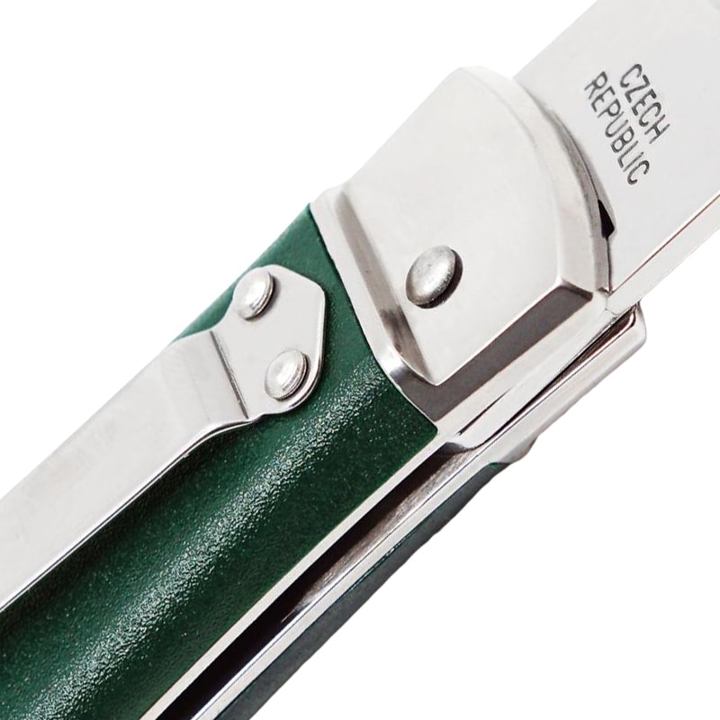Mikov Predator ABS Spring Knife with Clip 241-NH-1/N - Green