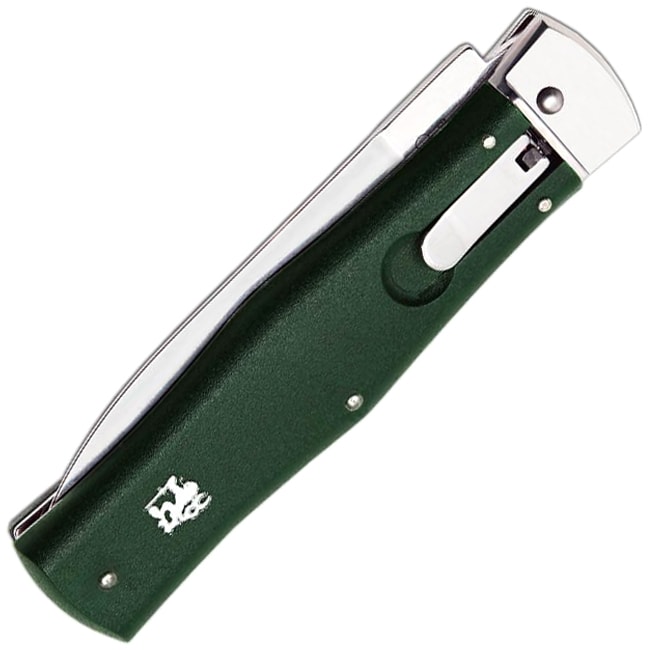Mikov Predator ABS Spring Knife with Clip 241-NH-1/N - Green