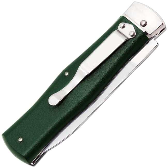 Mikov Predator ABS Spring Knife with Clip 241-NH-1/N - Green