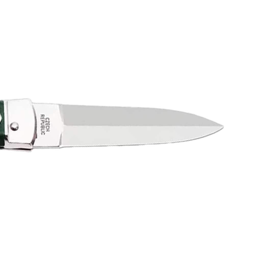 Mikov Predator ABS Spring Knife with Clip 241-NH-1/N - Green