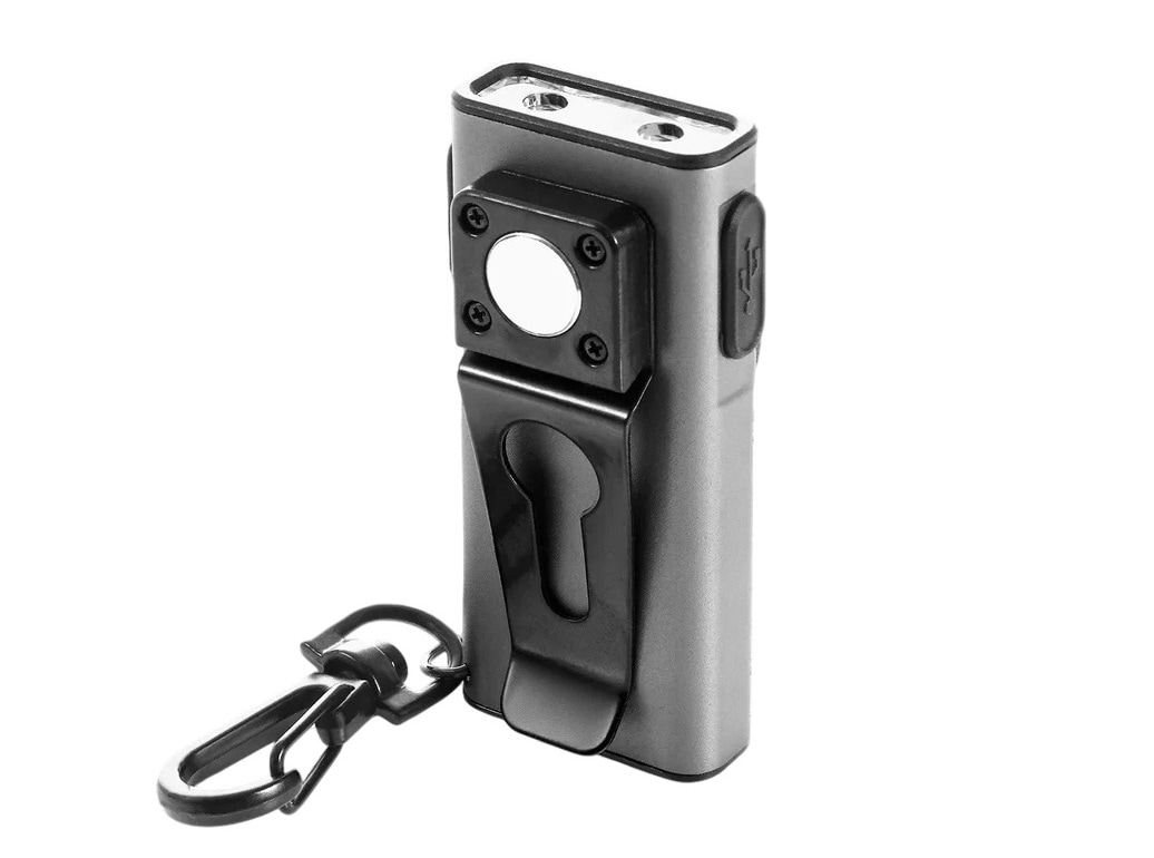 Latarka brelok Mactronic Flagger Nano Grey - 500 lumenów