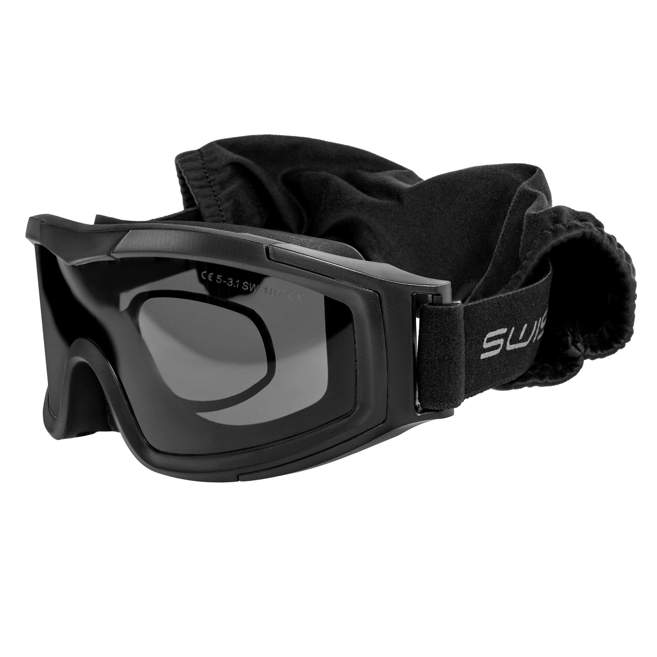 Gogle taktyczne Swiss Eye F-Tac - Black