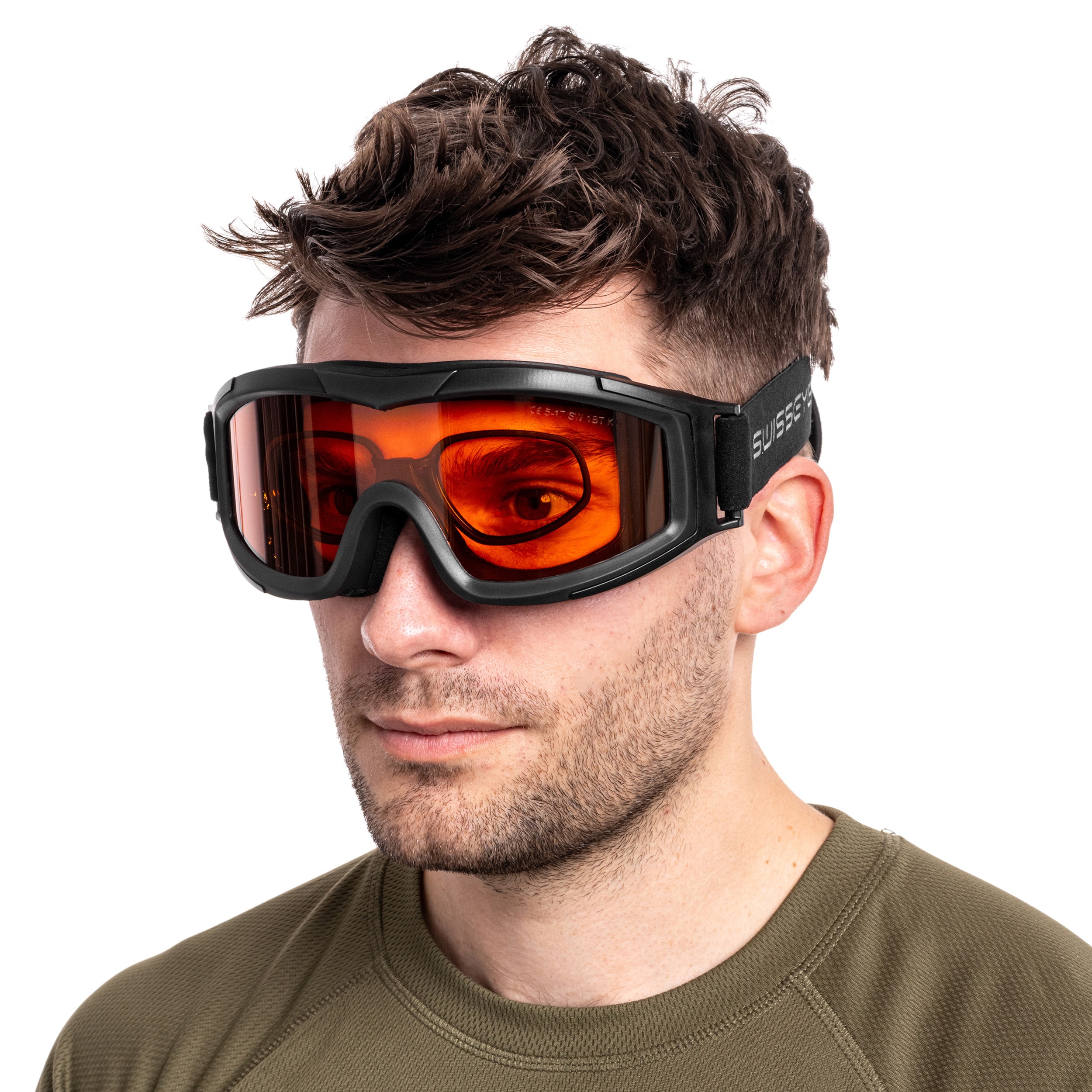 Gogle taktyczne Swiss Eye F-Tac - Black