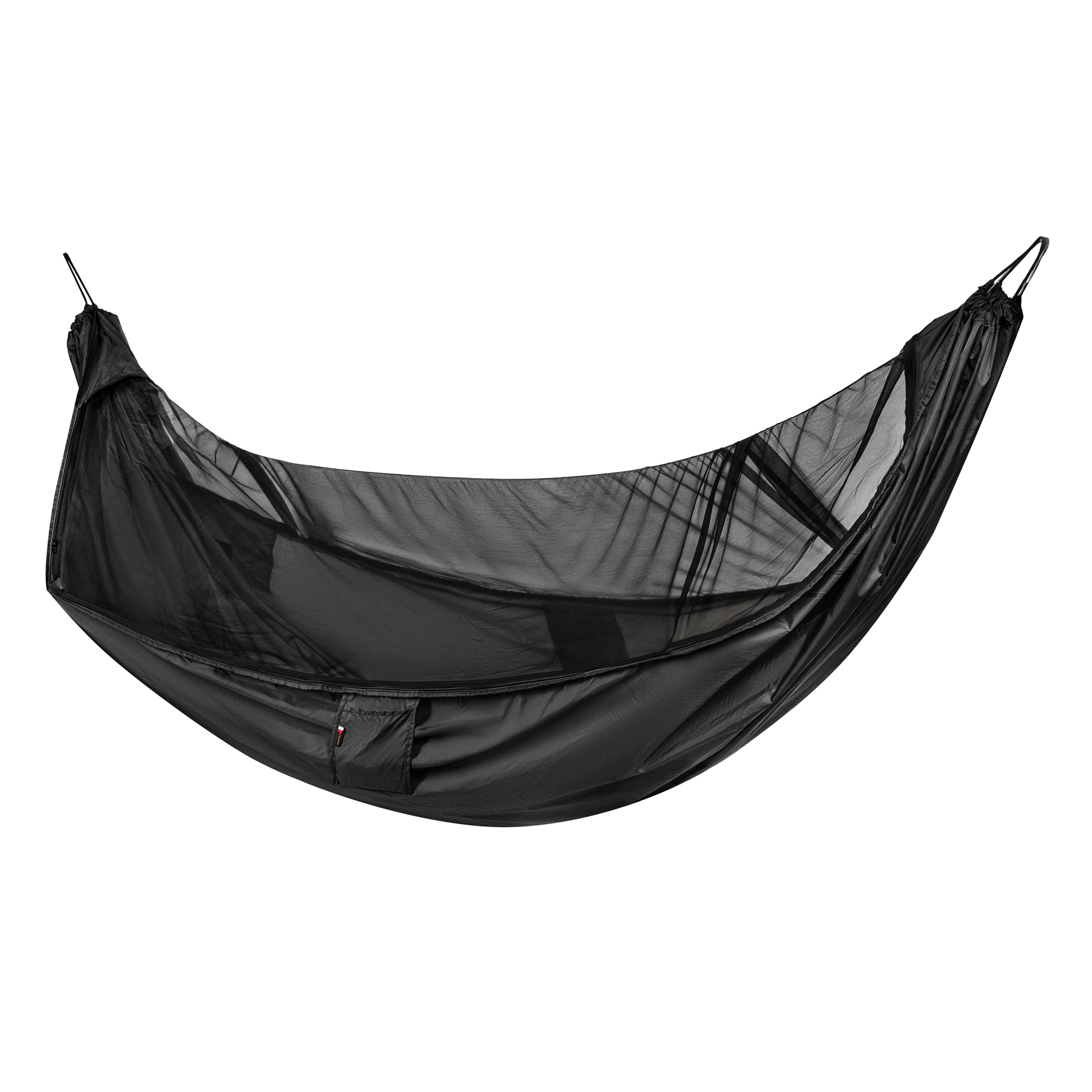Hamak ultralekki TigerWood Ważka V2 Long Pocket Black - z moskitierą