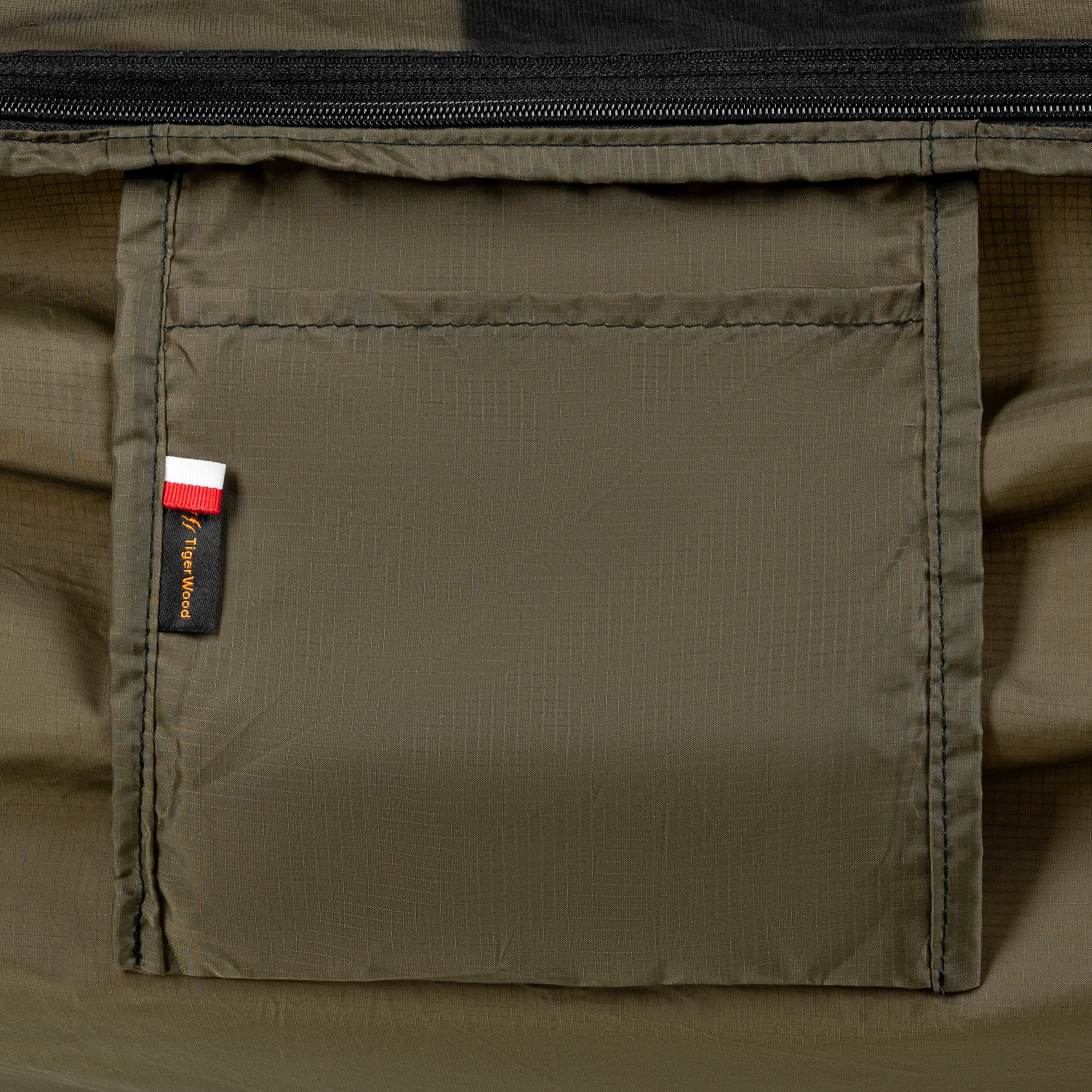 Hamak ultralekki TigerWood Ważka V2 Long Pocket Khaki - z moskitierą