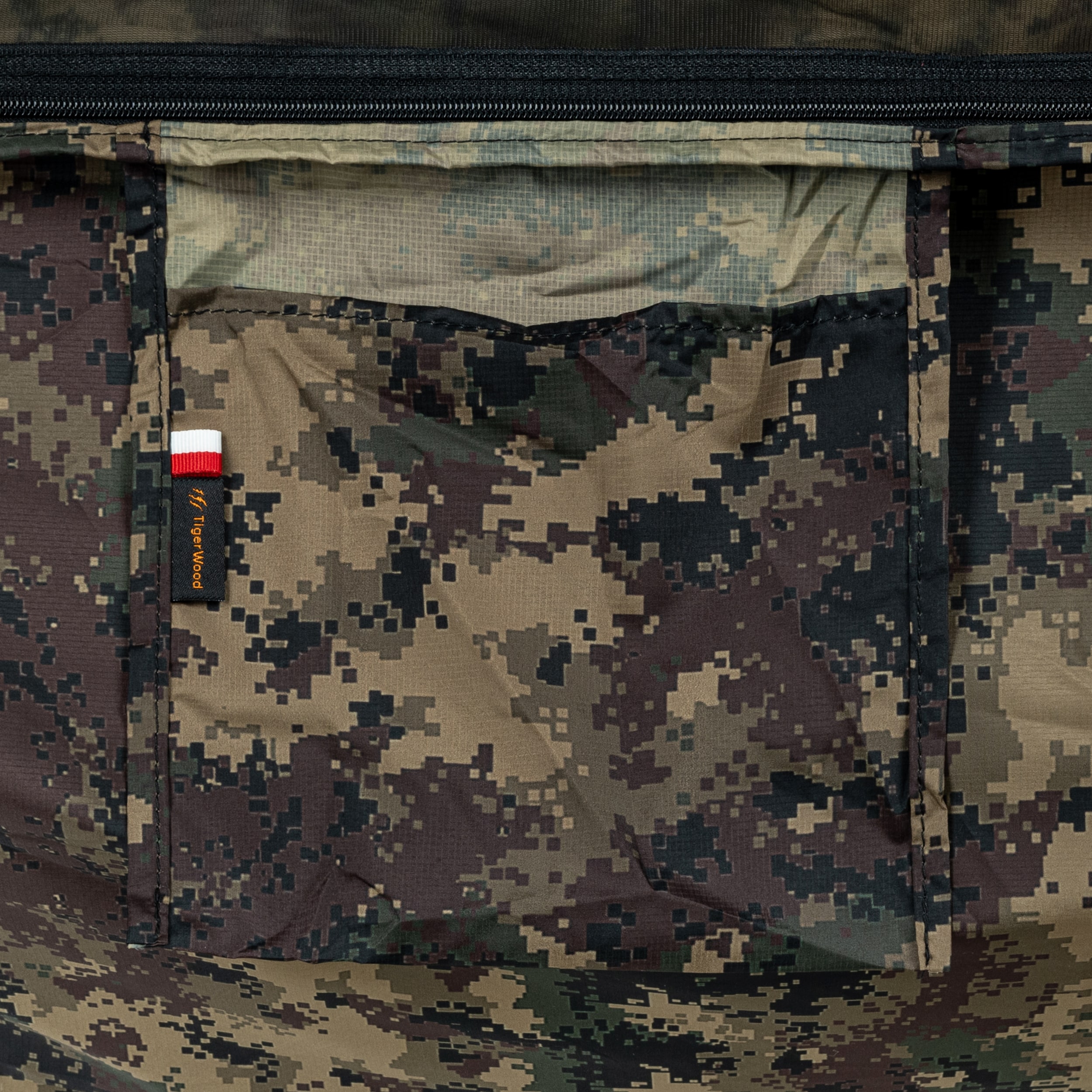 Надлегкий гамак TigerWood Ważka V2 Long Pocket Camo - з москітною сіткою