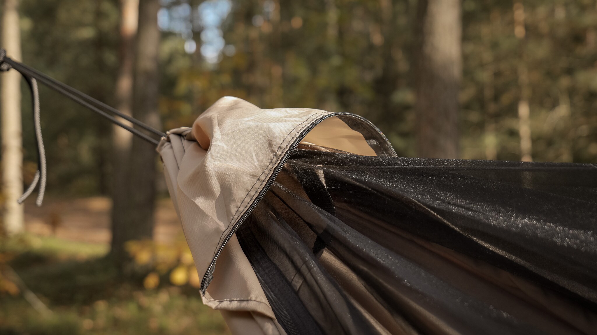 Hamak TigerWood Ważka V1 Pocket z moskitierą - Desert