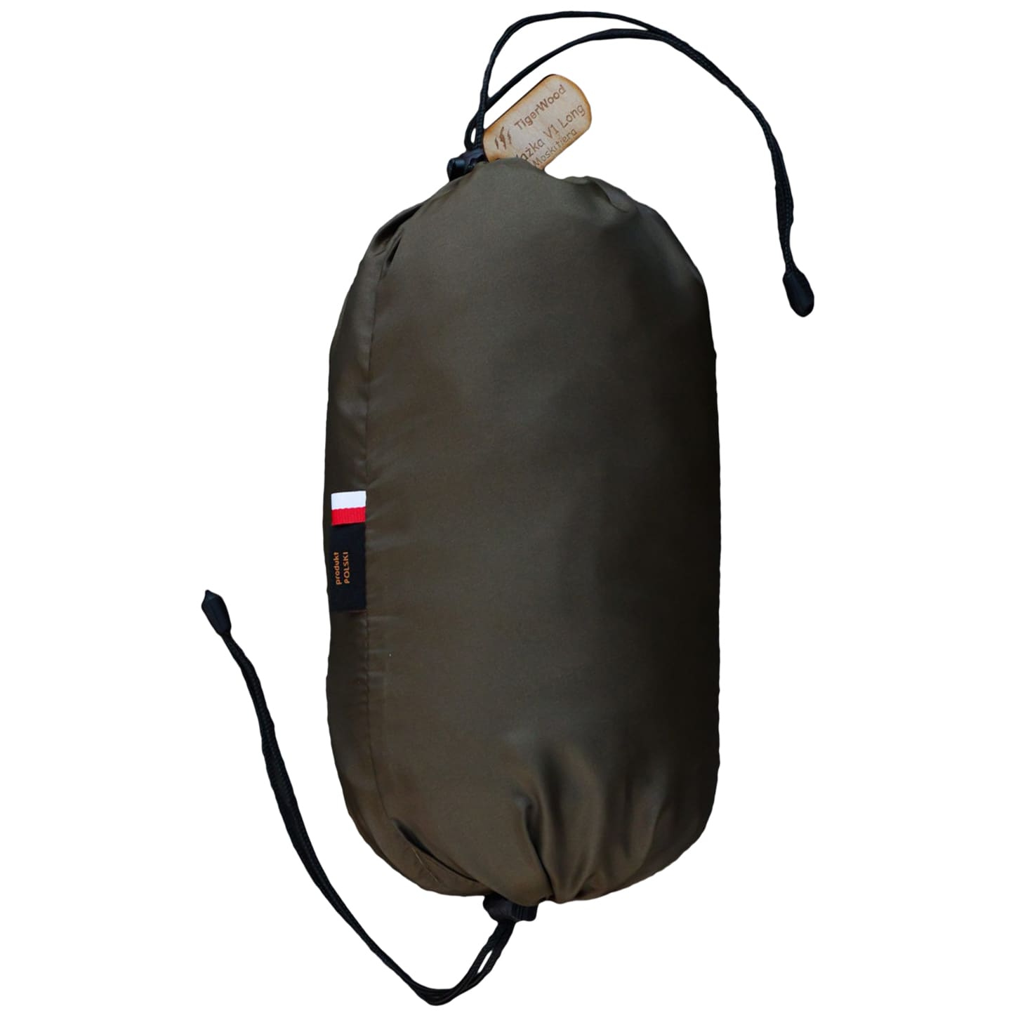 Hamak TigerWood Ważka V1 Long Pocket Green - z moskitierą