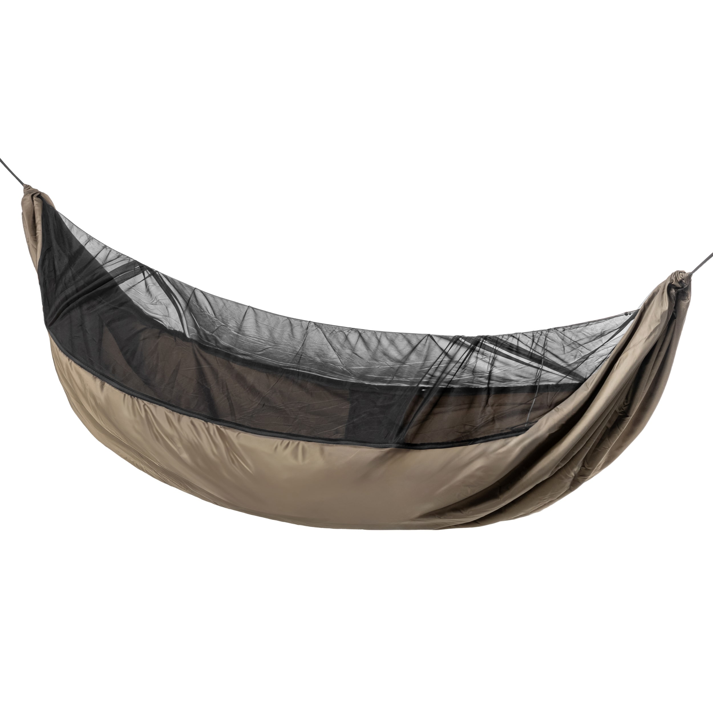 Hamak TigerWood Ważka V1 Long Double Zip Khaki - z moskitierą