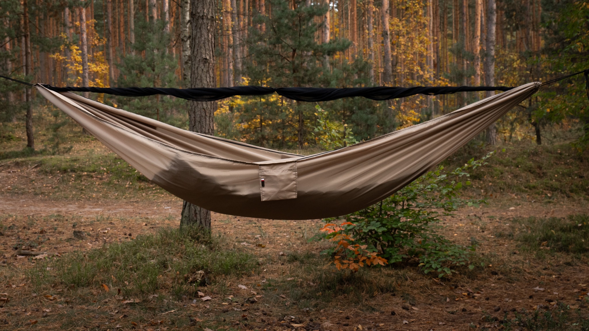 Hamak TigerWood Ważka V1 Long Double Zip Desert - z moskitierą