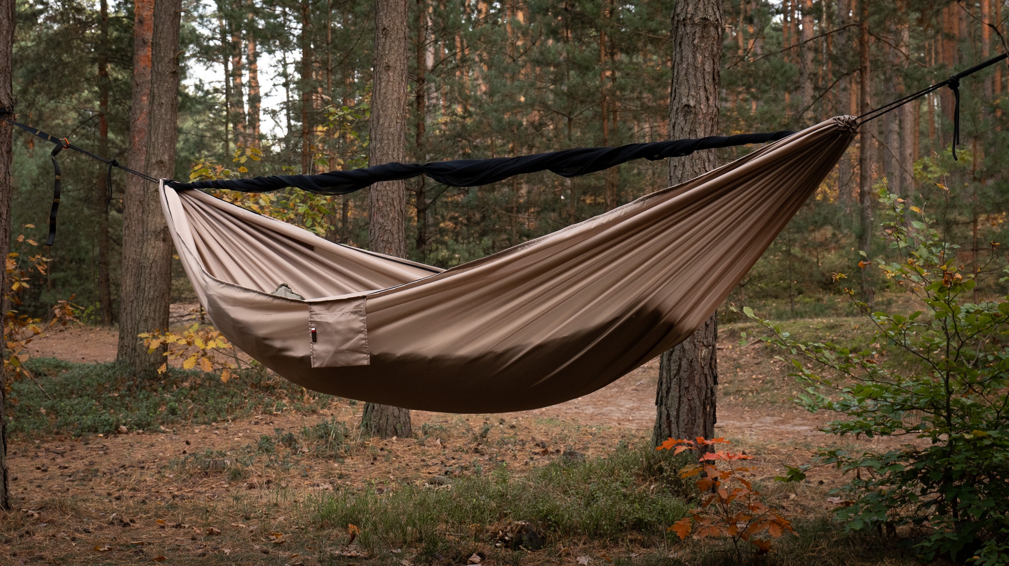 Hamak TigerWood Ważka V1 Long Double Zip Desert - z moskitierą