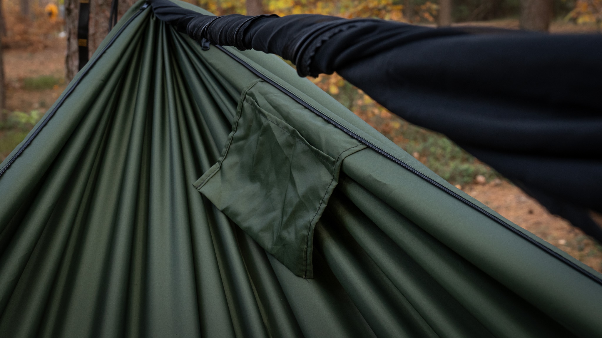 Гамак TigerWood Ważka V1 Long Double Zip Green - з москітною сіткою