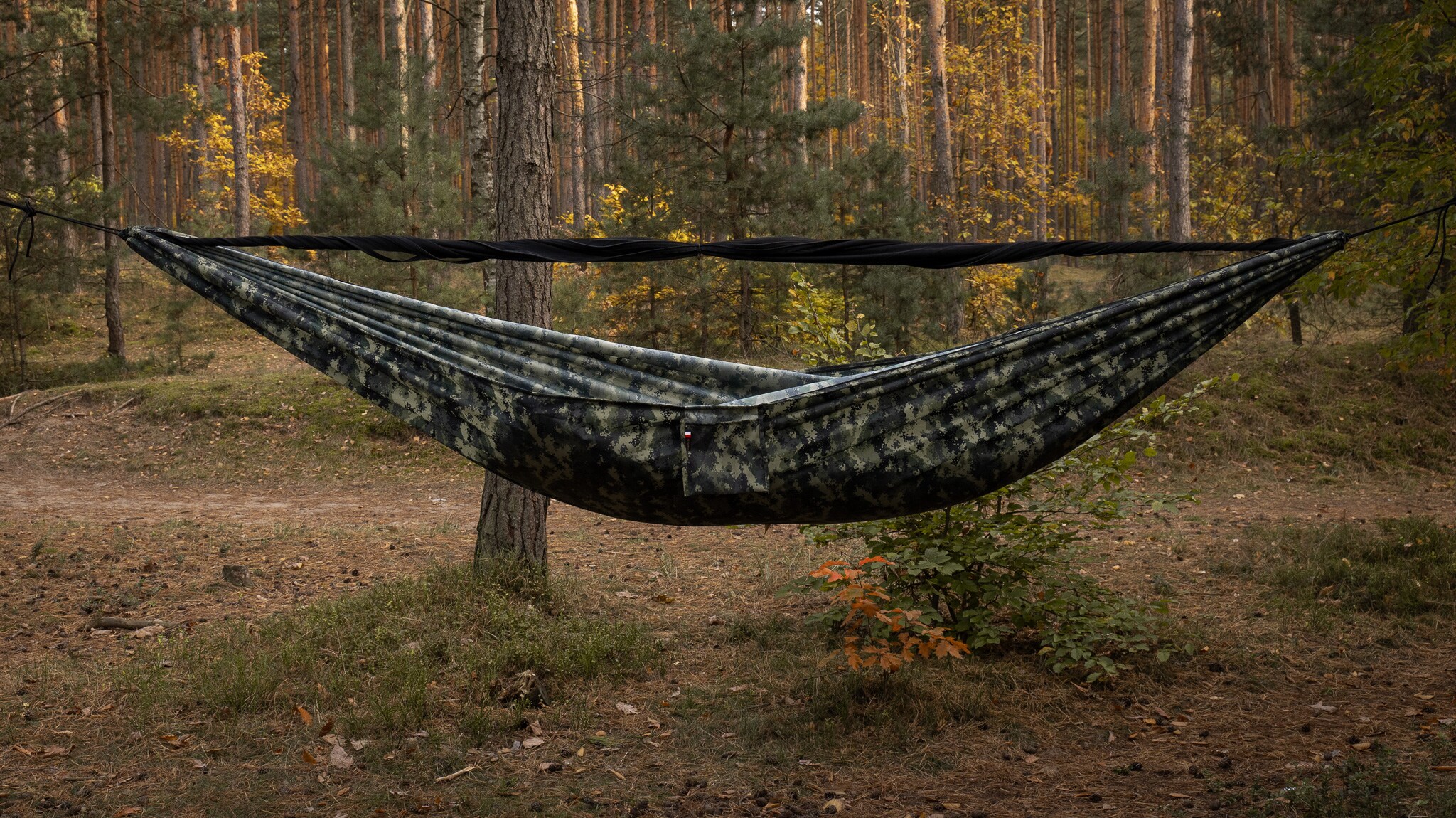 Hamak TigerWood Ważka V1 Long Double Zip Camo - z moskitierą