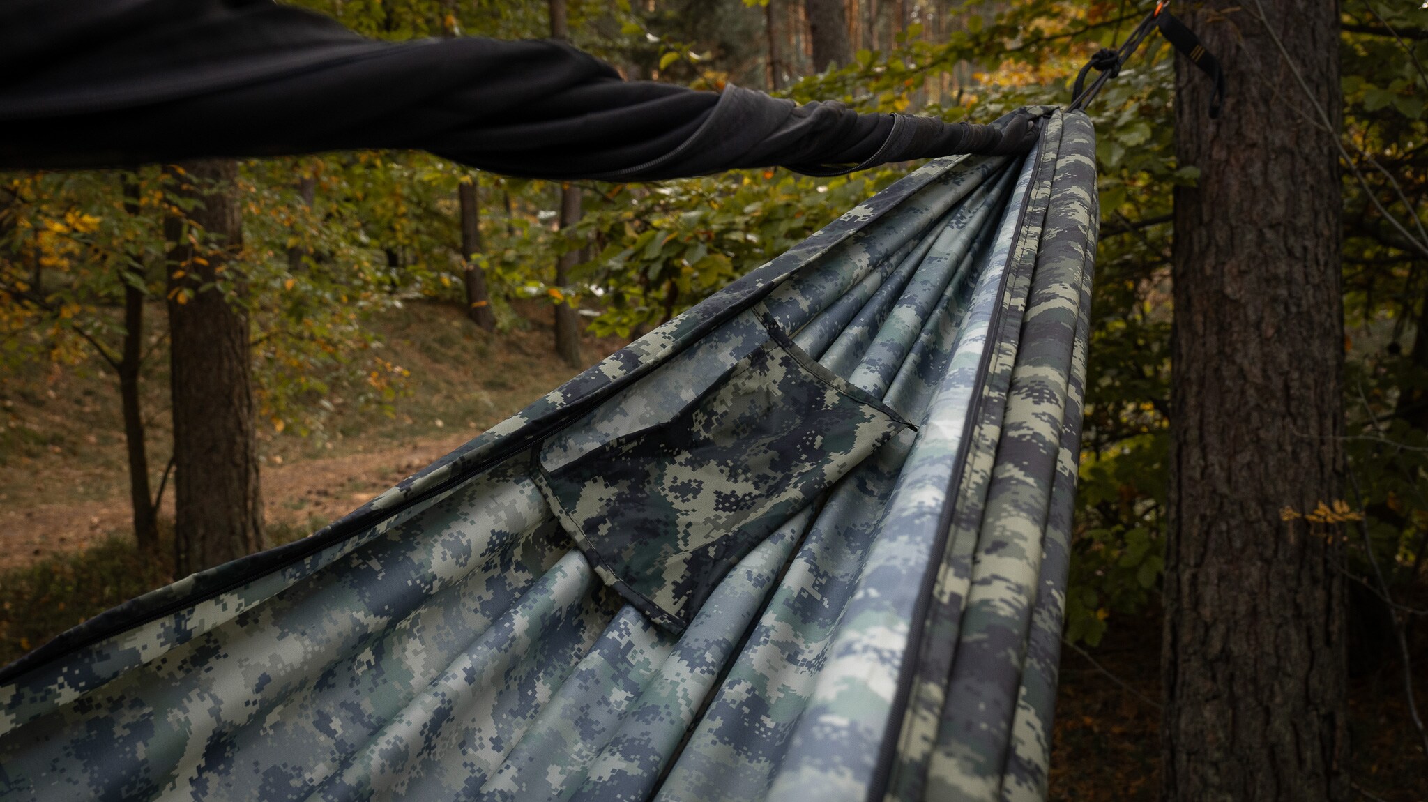 Гамак TigerWood Ważka V1 Double Zip з москітною сіткою - Camo