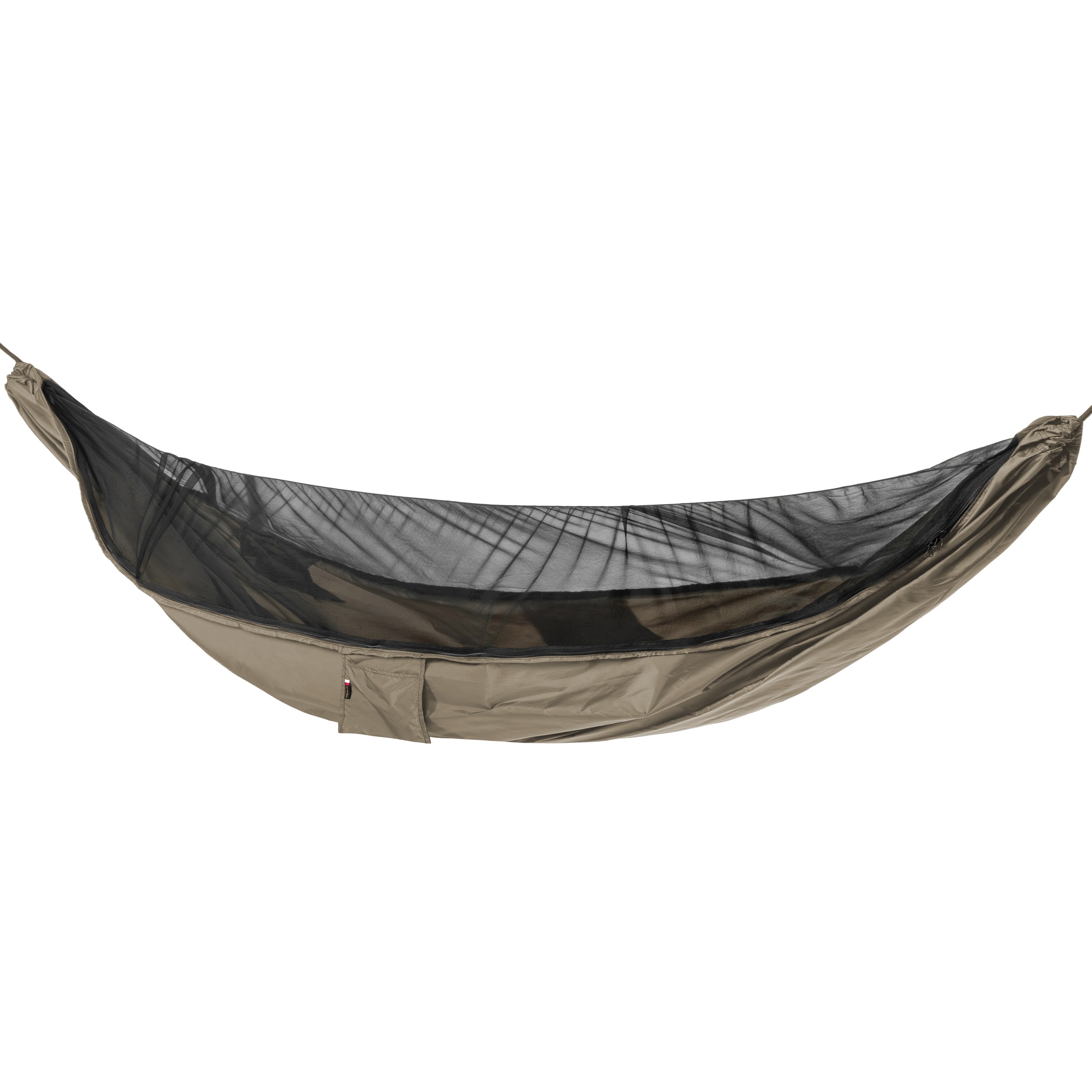 Hamak ultralekki TigerWood Ważka V2 Long Double Zip Desert - z moskitierą