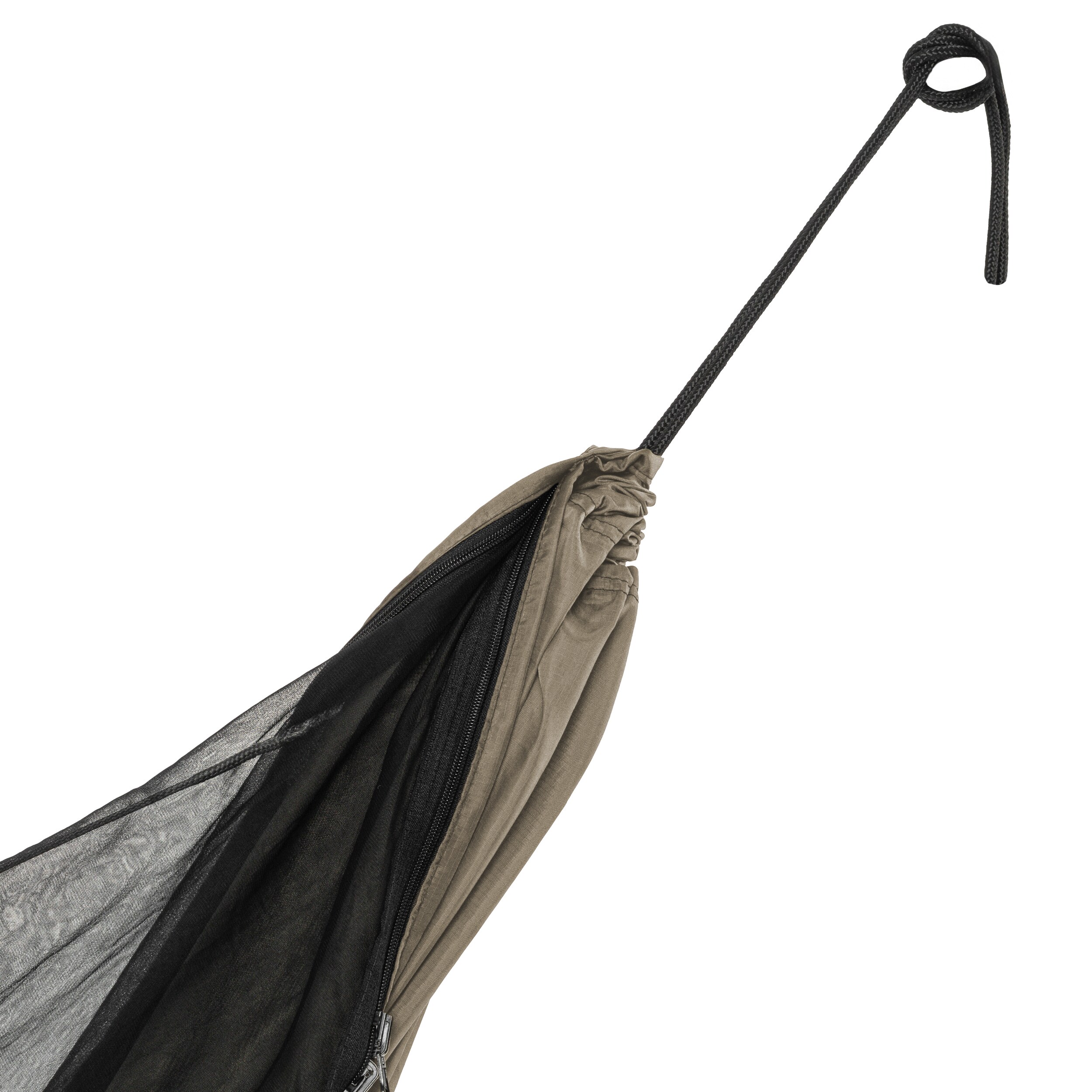Hamak ultralekki TigerWood Ważka V2 Long Double Zip Desert - z moskitierą