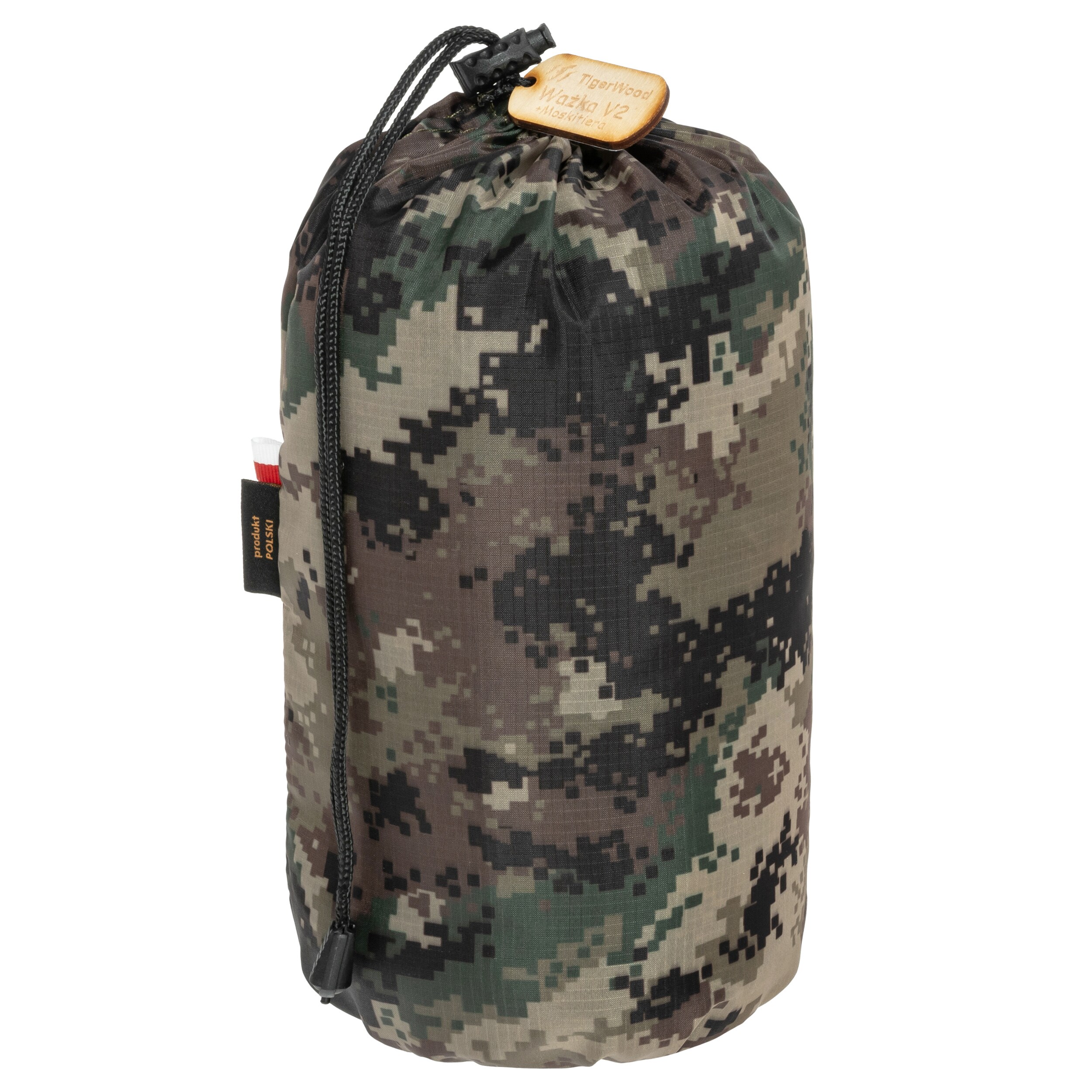 Hamak ultralekki TigerWood Ważka V2 Double Zip Camo - z moskitierą