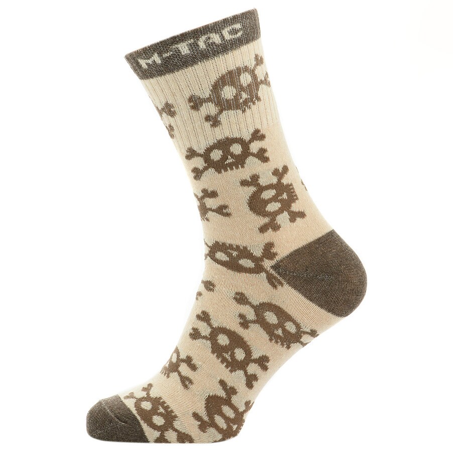 Шкарпетки M-Tac MK.3 Pirate Skull 3 пари - Sand