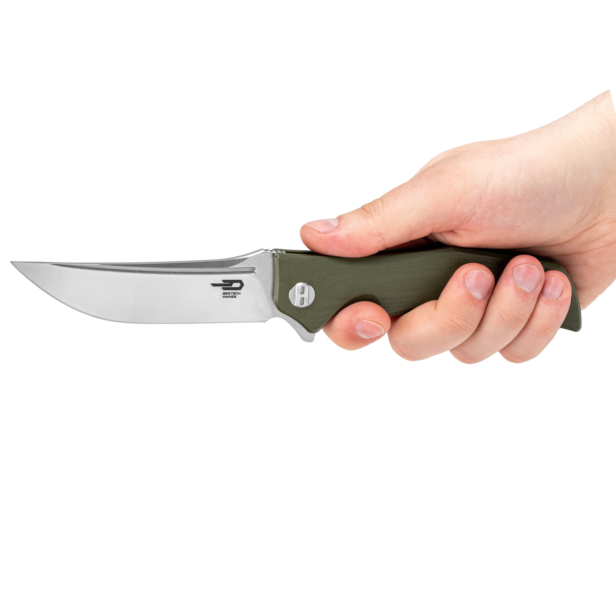 Nóż składany Bestech Knives Scimitar - Green