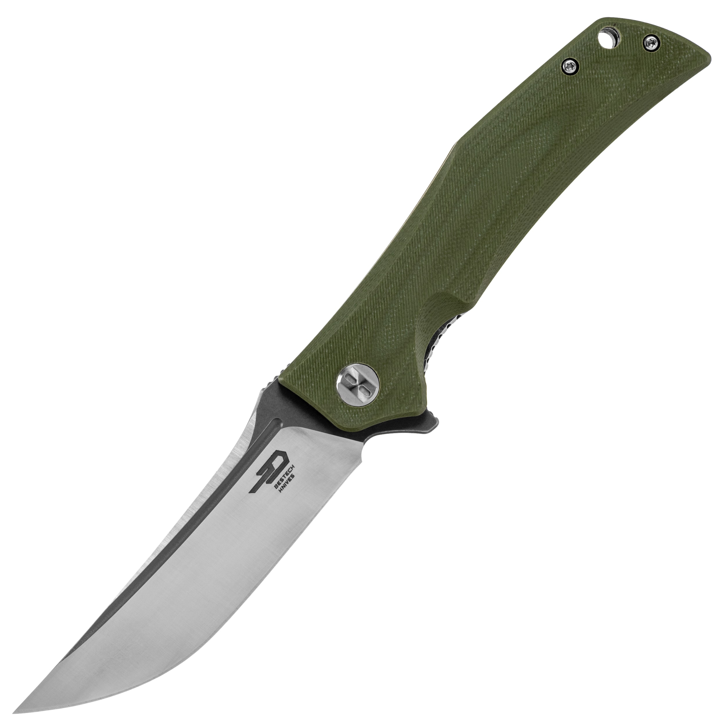 Nóż składany Bestech Knives Scimitar - Green/Gray Satin