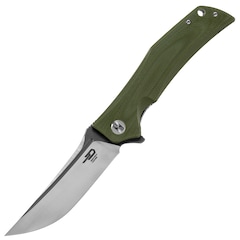 Складаний ніж Bestech Knives Scimitar - Green/Gray Satin