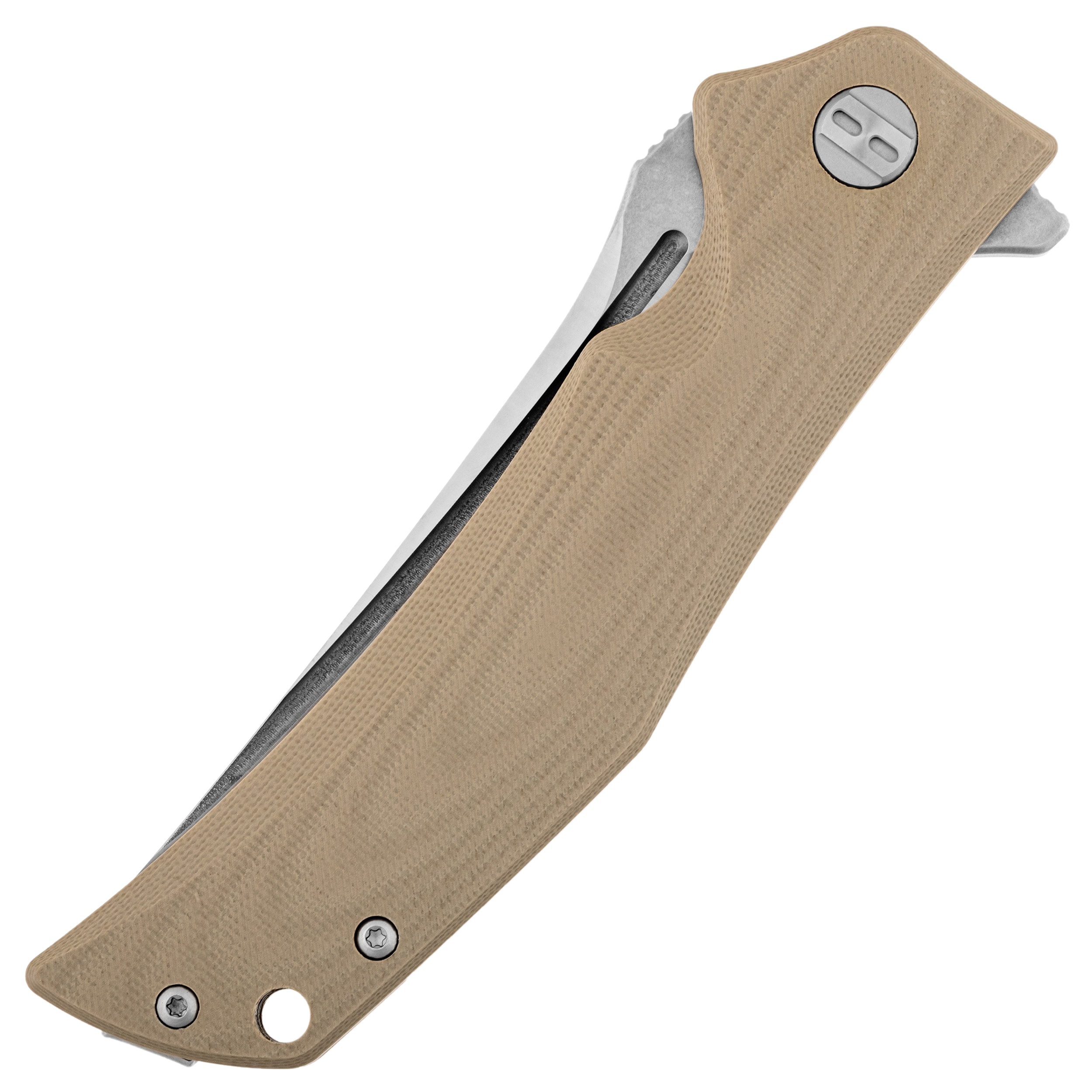 Nóż składany Bestech Knives Scimitar - Beige