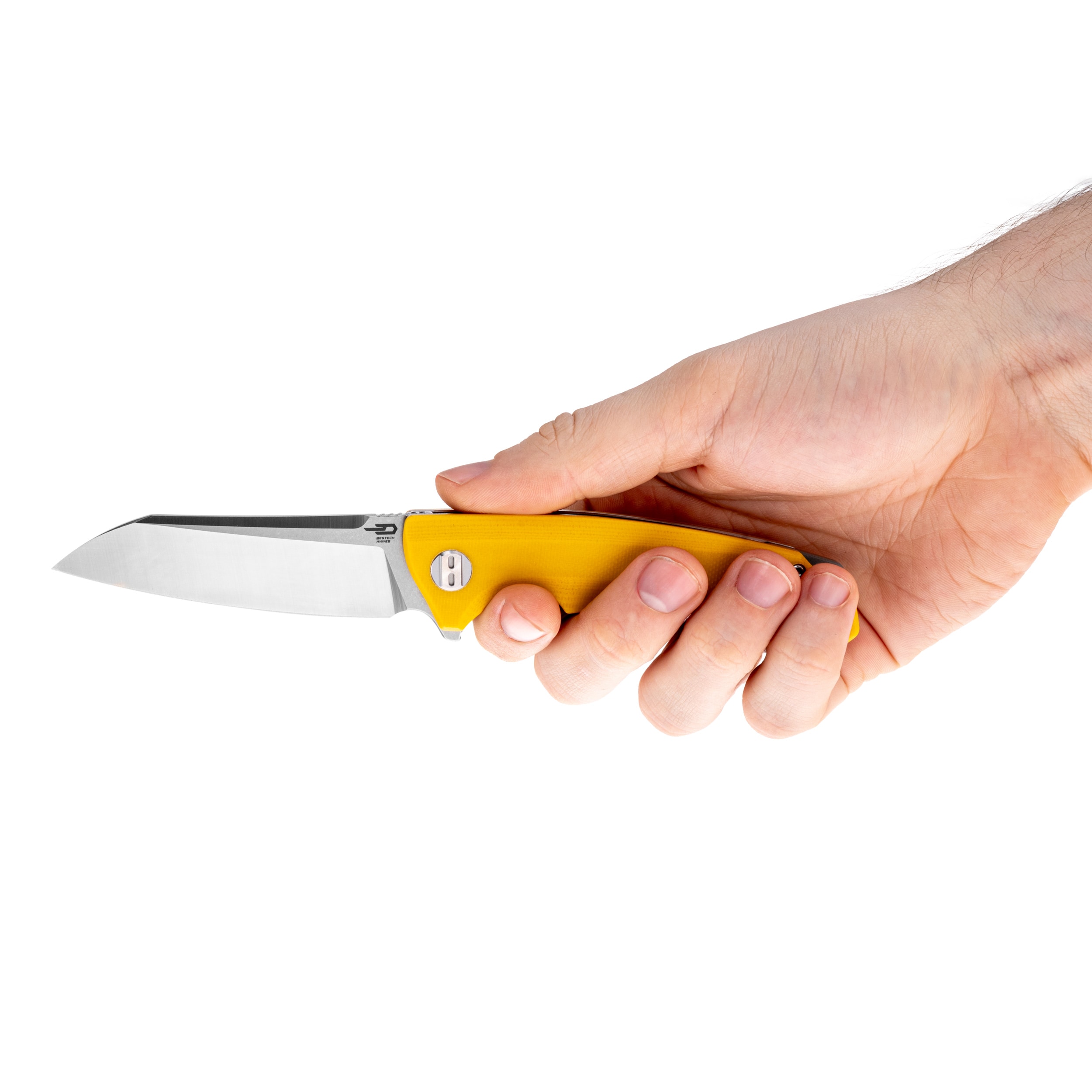 Nóż składany Bestech Knives Texel - Satin/Yellow