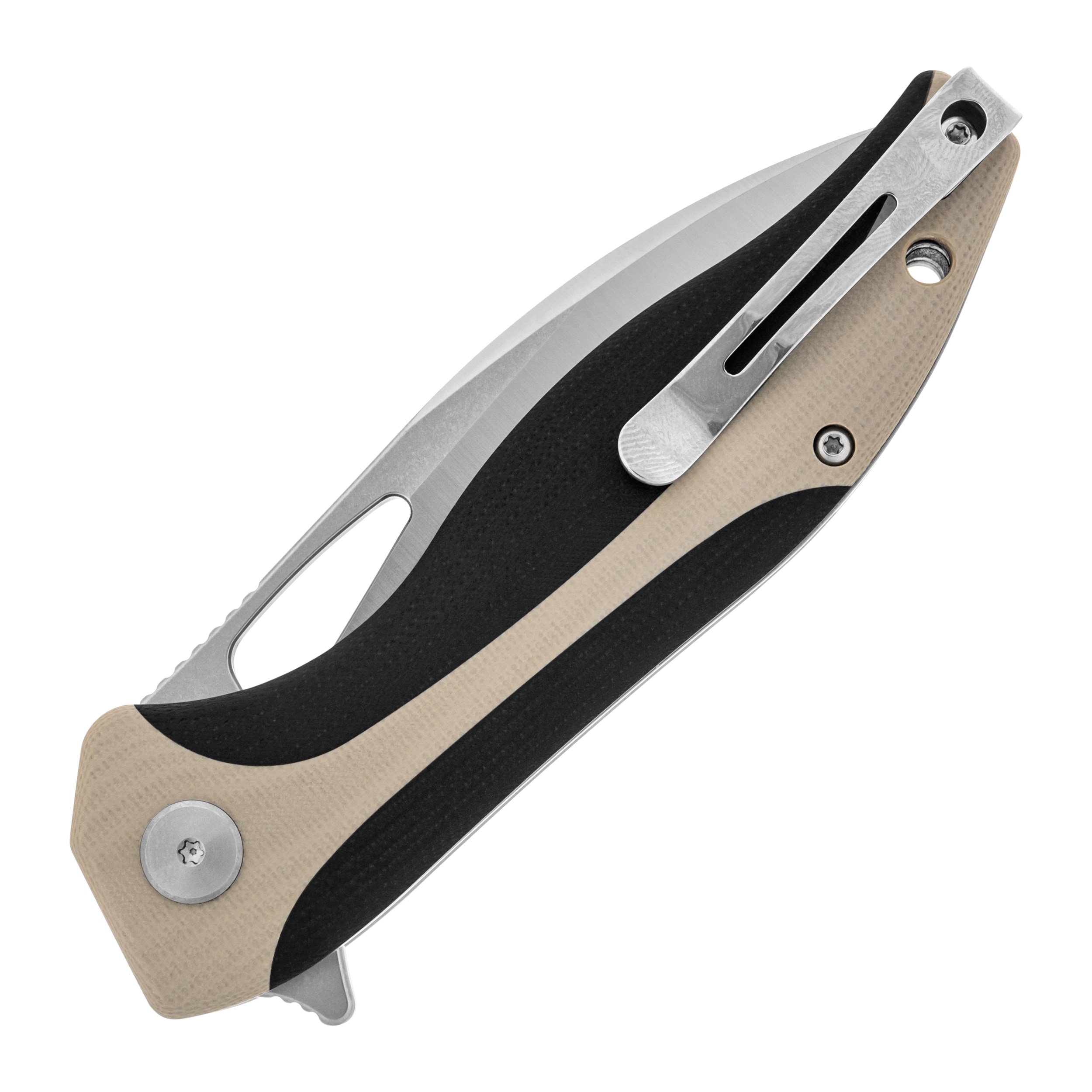 Складаний ніж Bestech Knives Komodo - Black/Beige