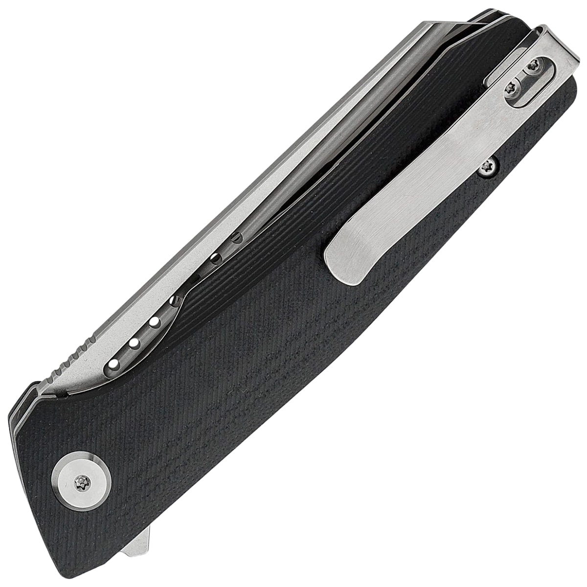 Nóż składany Bestech Knives Slyther - Stonewashed/Satin, Black G10