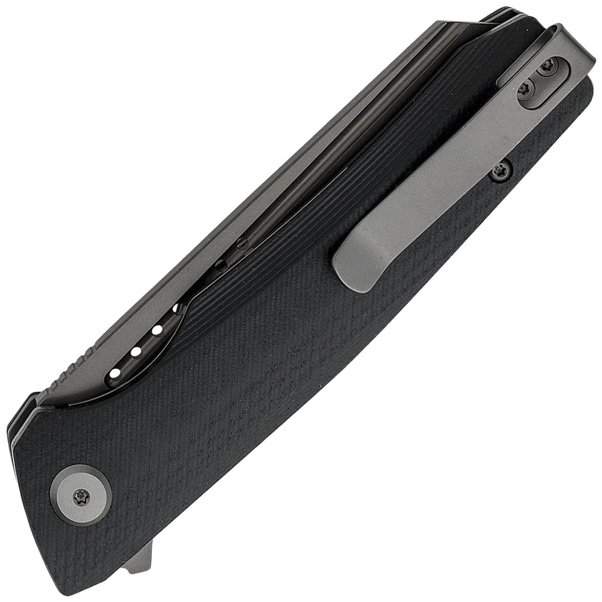 Nóż składany Bestech Knives Slyther - Grey Titanized, Grey G10