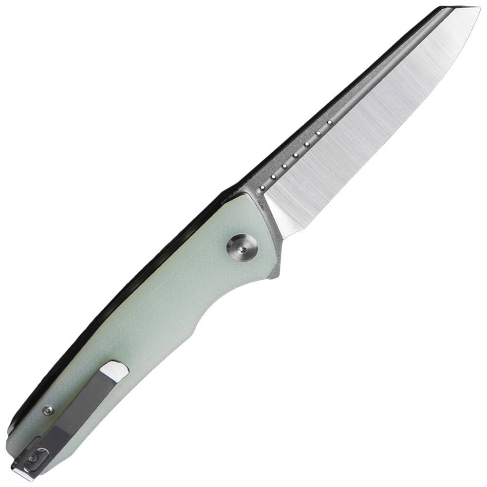 Nóż składany Bestech Knives Slyther - Stonewashed/Satin, Transparent G10