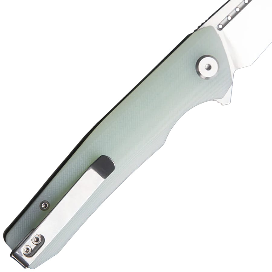 Nóż składany Bestech Knives Slyther - Stonewashed/Satin, Transparent G10