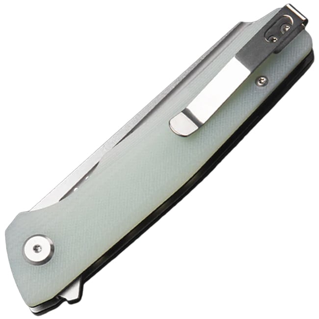 Nóż składany Bestech Knives Slyther - Stonewashed/Satin, Transparent G10