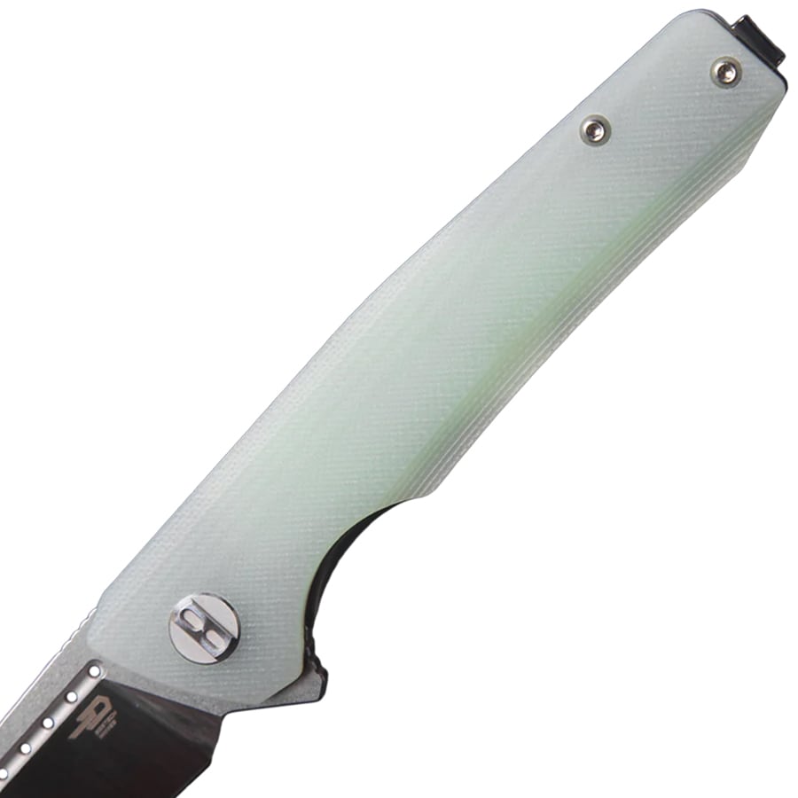 Nóż składany Bestech Knives Slyther - Stonewashed/Satin, Transparent G10