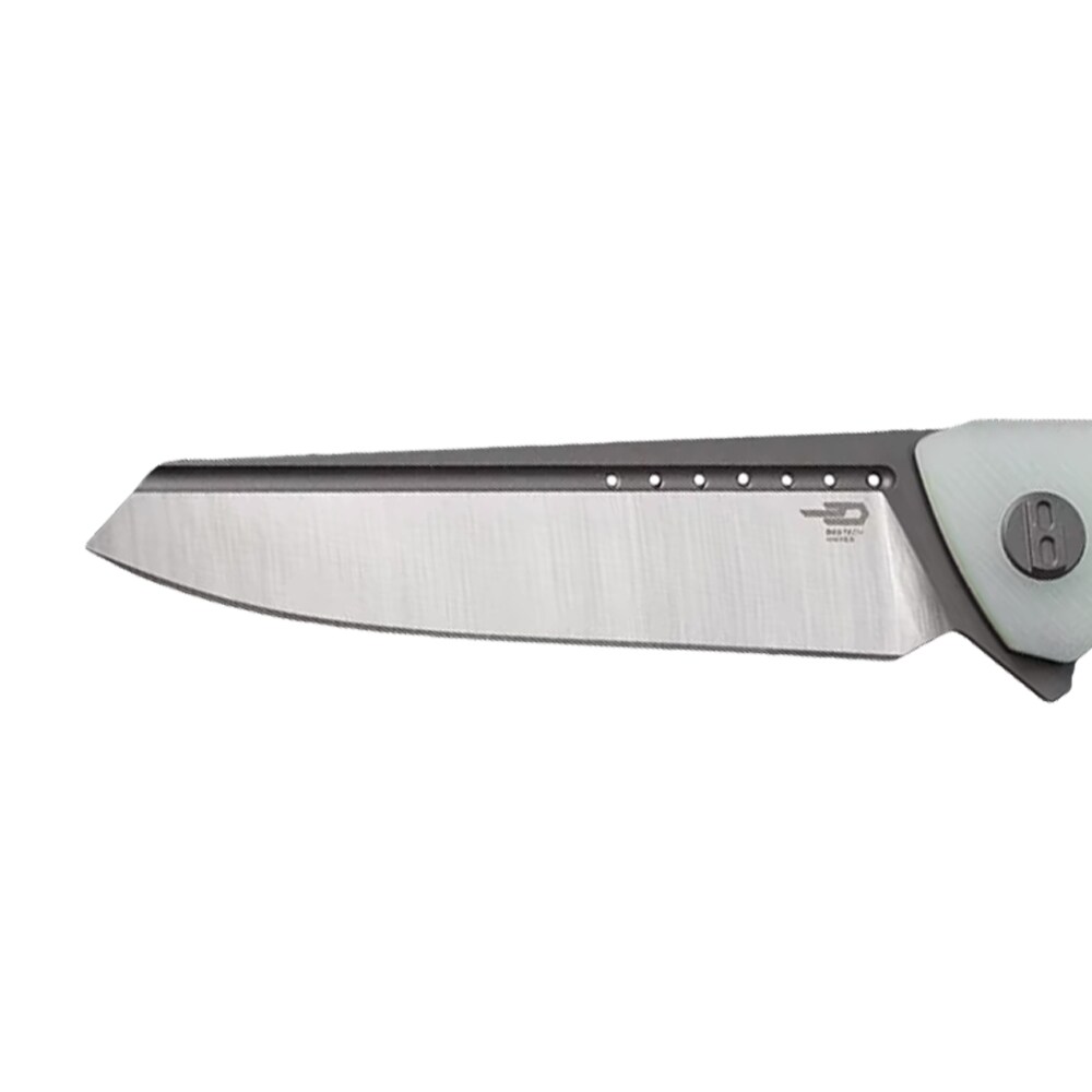 Складаний ніж Bestech Knives Slyther - Grey Titanized/Satin, Transparent G10