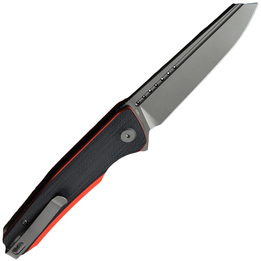 Складаний ніж Bestech Knives Slyther - Grey Titanized, Red/Black G10