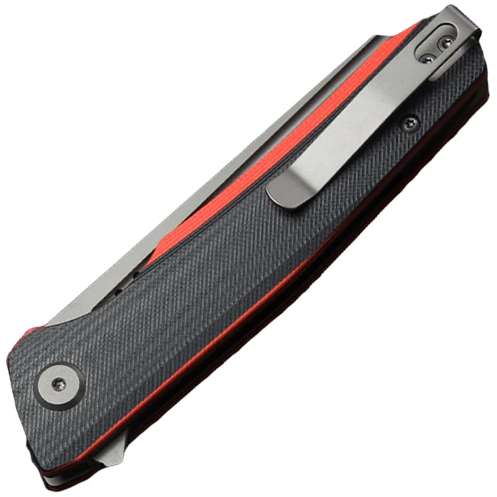 Складаний ніж Bestech Knives Slyther - Grey Titanized, Red/Black G10