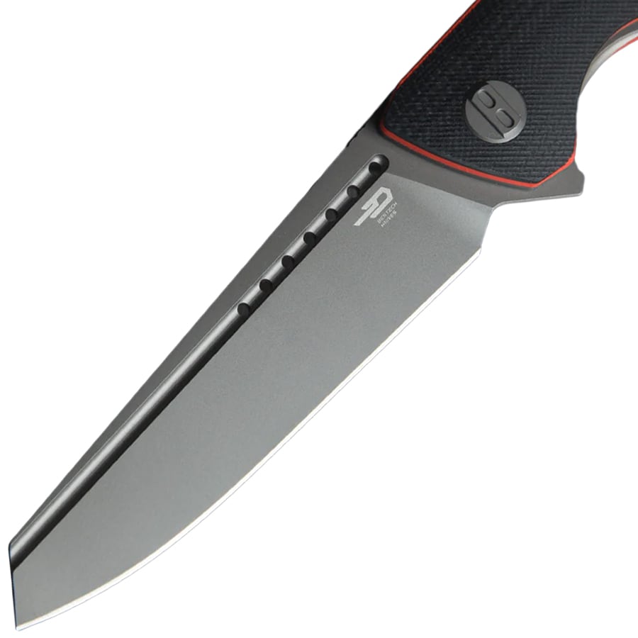 Складаний ніж Bestech Knives Slyther - Grey Titanized, Red/Black G10