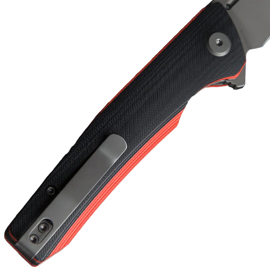 Складаний ніж Bestech Knives Slyther - Grey Titanized, Red/Black G10
