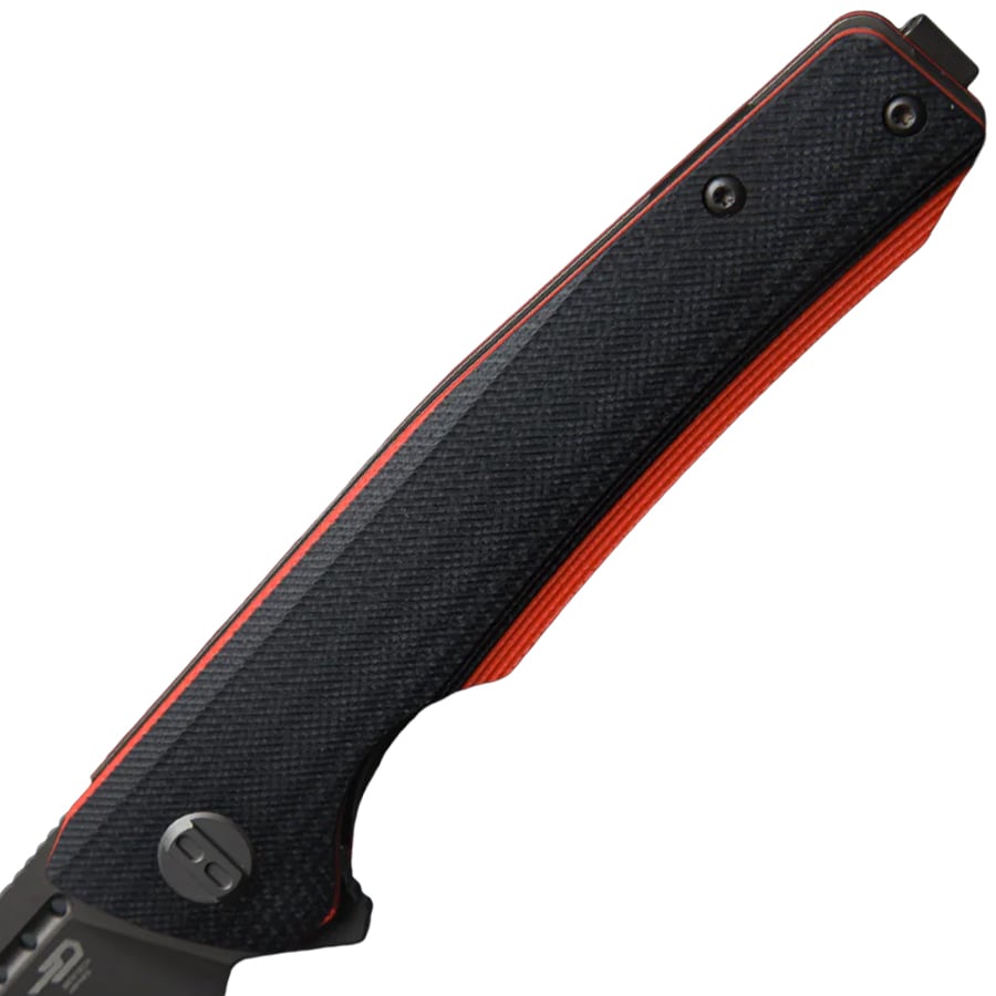 Складаний ніж Bestech Knives Slyther - Grey Titanized, Red/Black G10