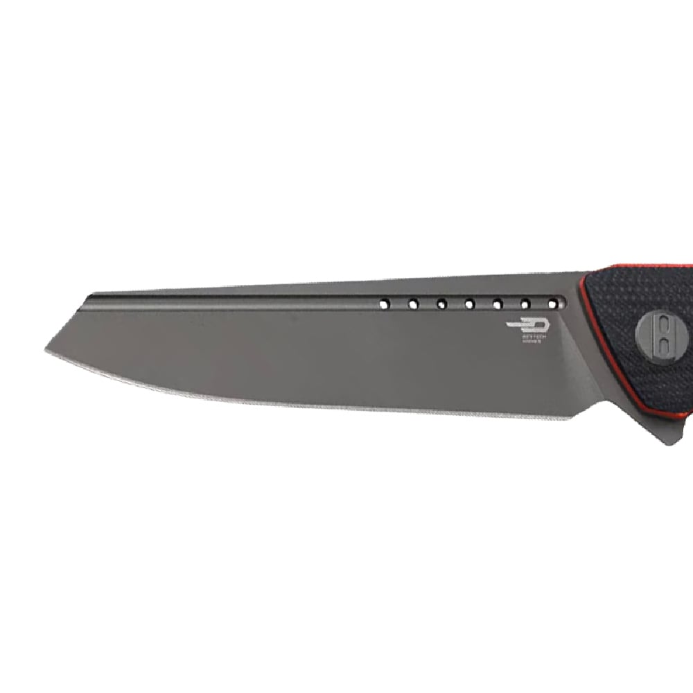 Складаний ніж Bestech Knives Slyther - Grey Titanized, Red/Black G10