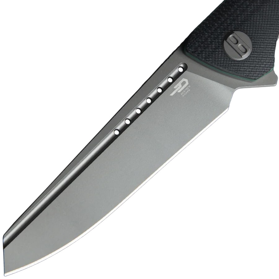 Складаний ніж Bestech Knives Slyther - Grey Titanized, Green/Black G10