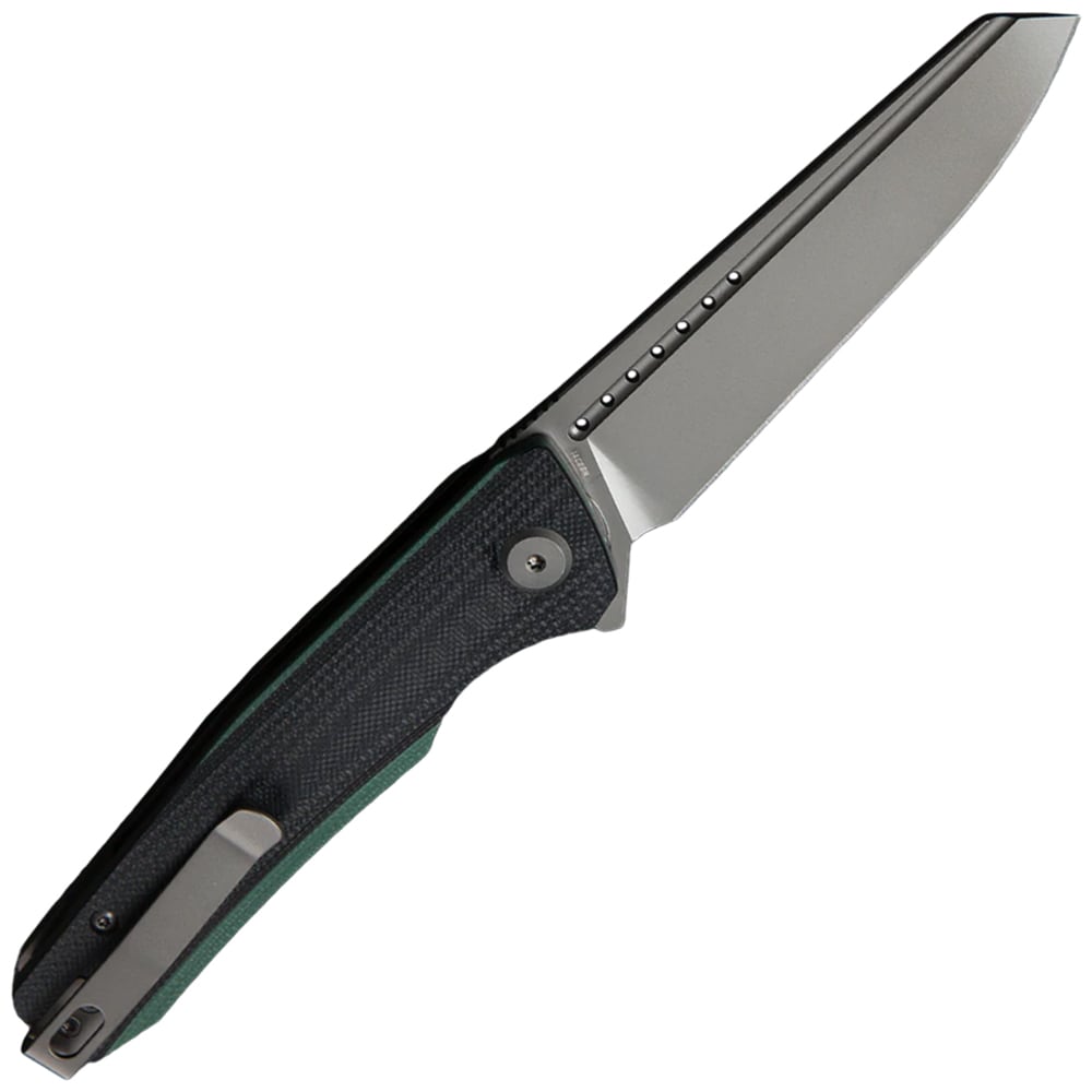 Складаний ніж Bestech Knives Slyther - Grey Titanized, Green/Black G10