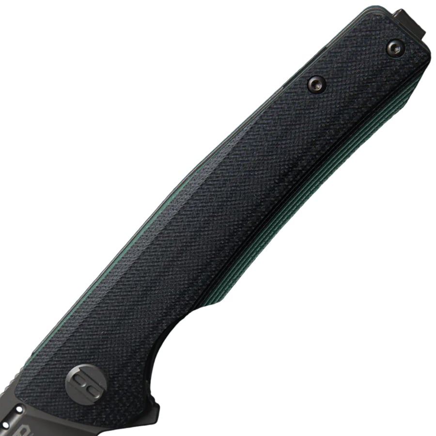 Складаний ніж Bestech Knives Slyther - Grey Titanized, Green/Black G10