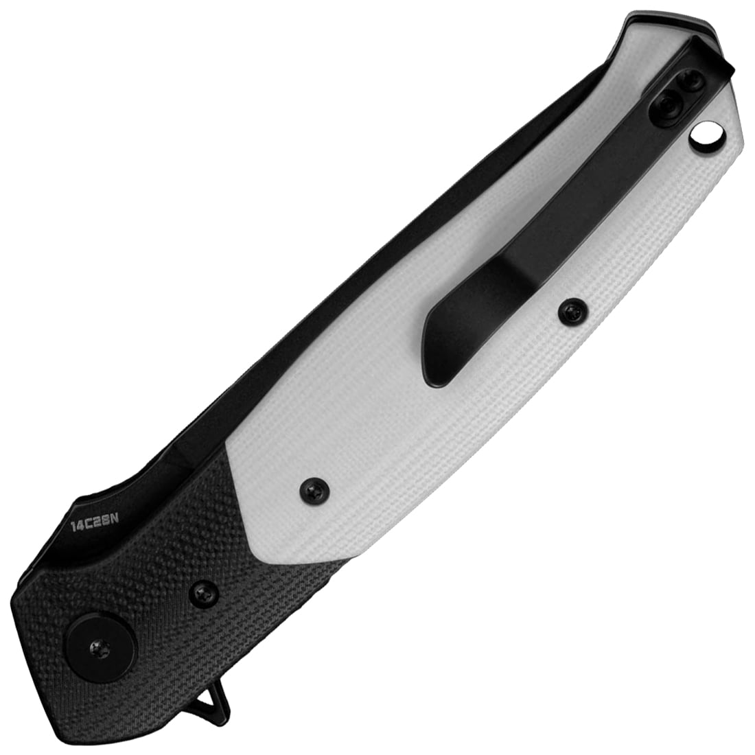 Bestech Knives BG62A Swordfish Folding Knife - Black/White
