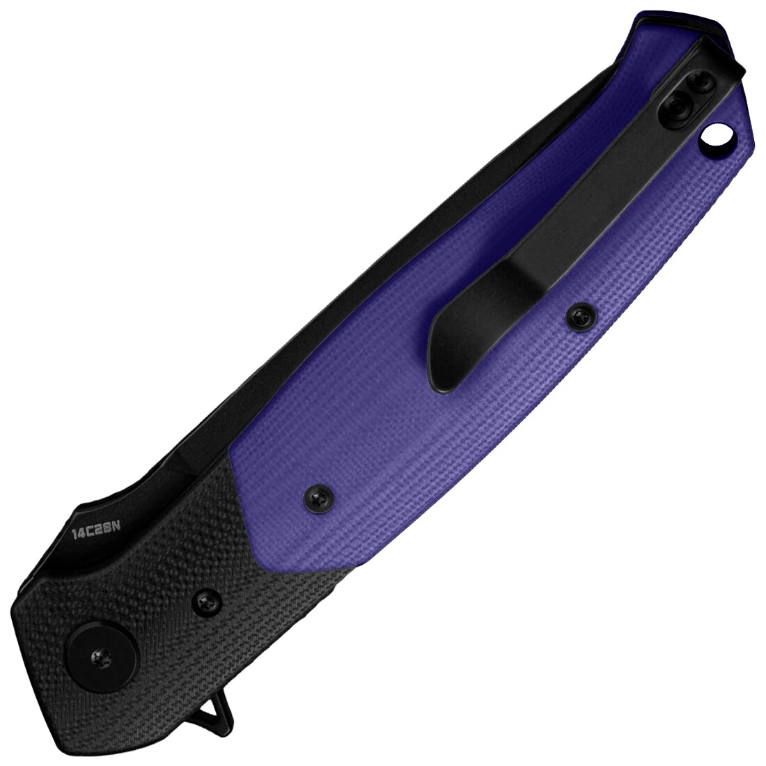 Nóż składany Bestech Knives BG62C Swordfish - Black/Purple