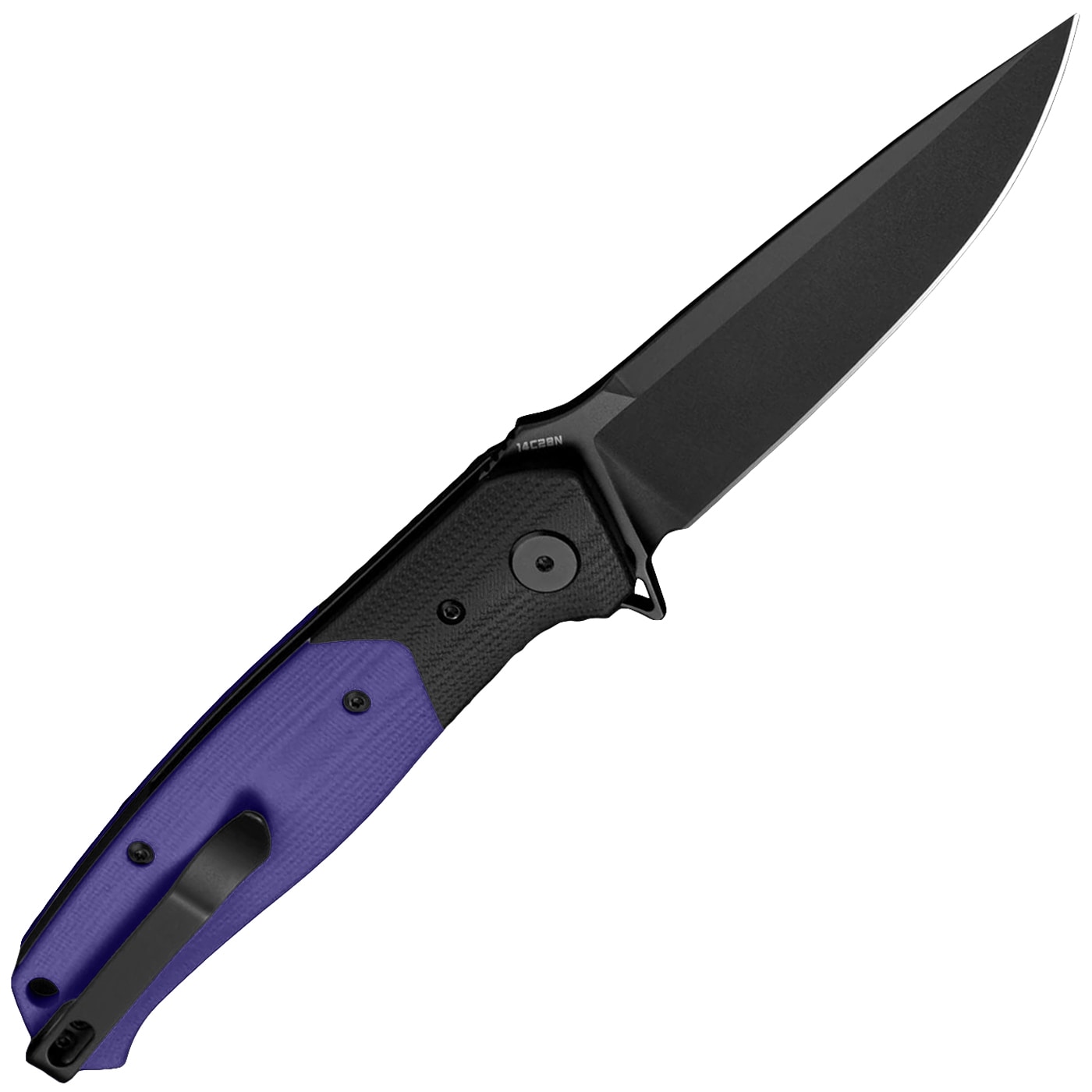Складаний ніж Bestech Knives BG62C Swordfish - Black/Purple