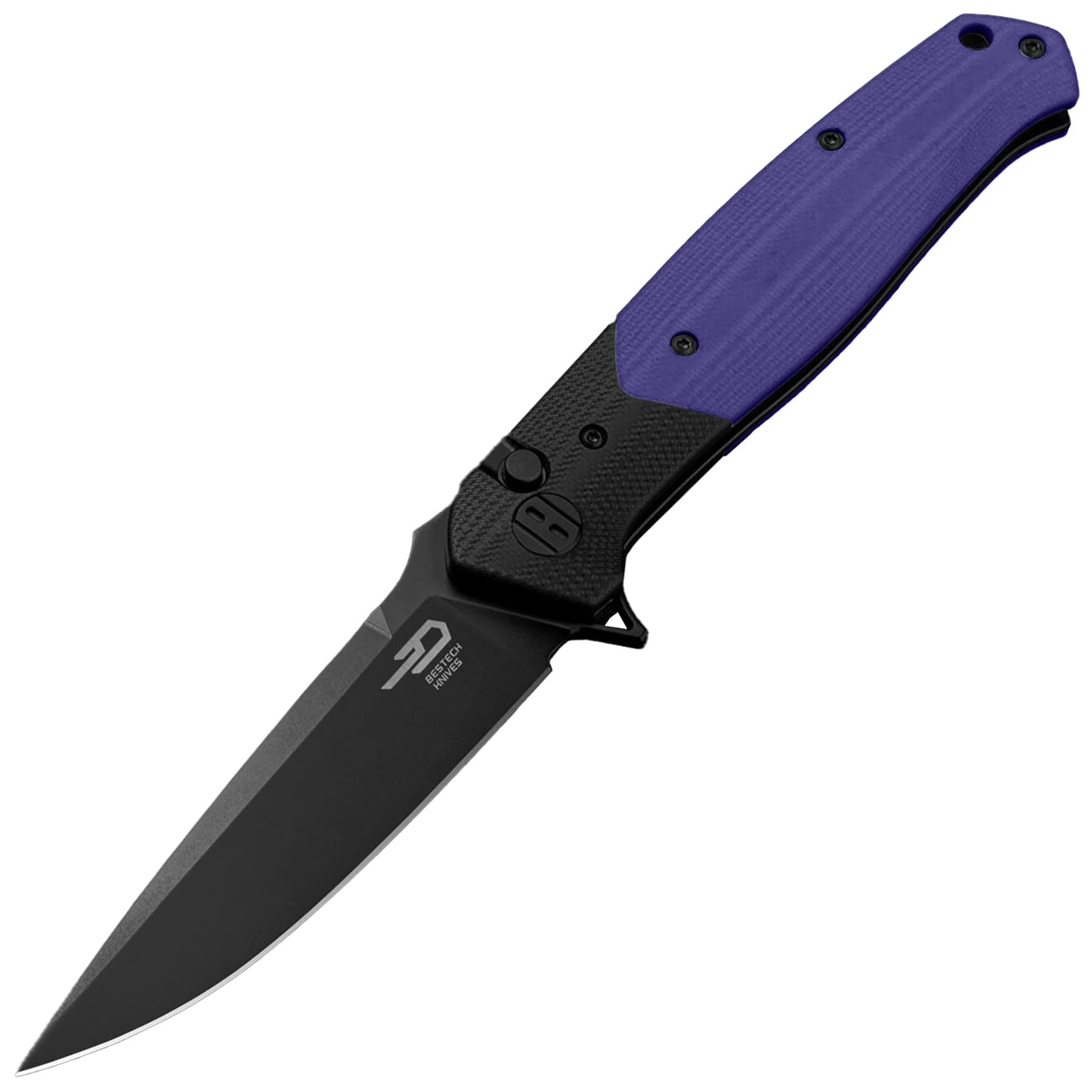 Складаний ніж Bestech Knives BG62C Swordfish - Black/Purple