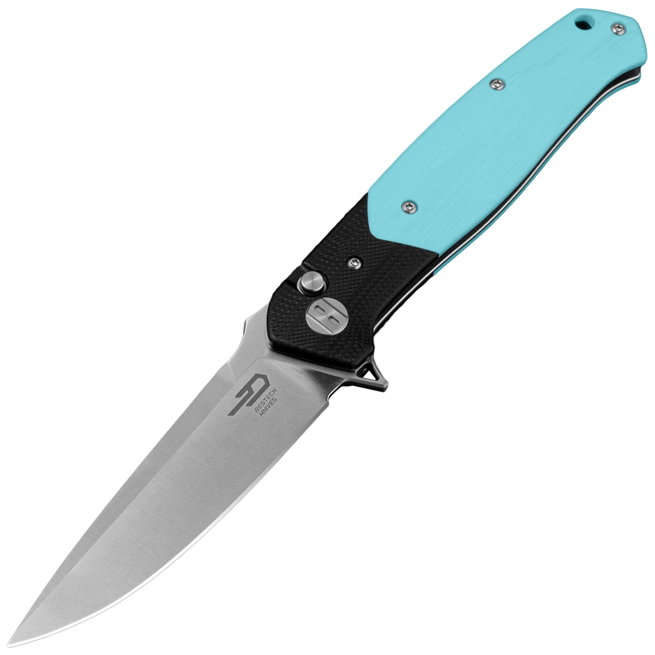 Nóż składany Bestech Knives BG62F Swordfish - Black/Light Blue